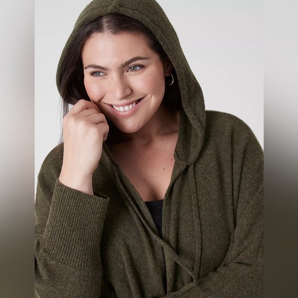 Lane BryantOpen Front Hooded Cardigan - Picture 4 of 9